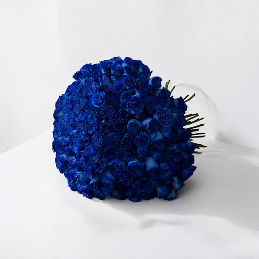 Elegant blue rose bouquet with fresh flowers, perfect for fast same day delivery, local florist service, and free shipping across the USA