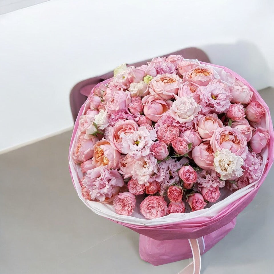 Bouquet of Peonies and Peony Roses