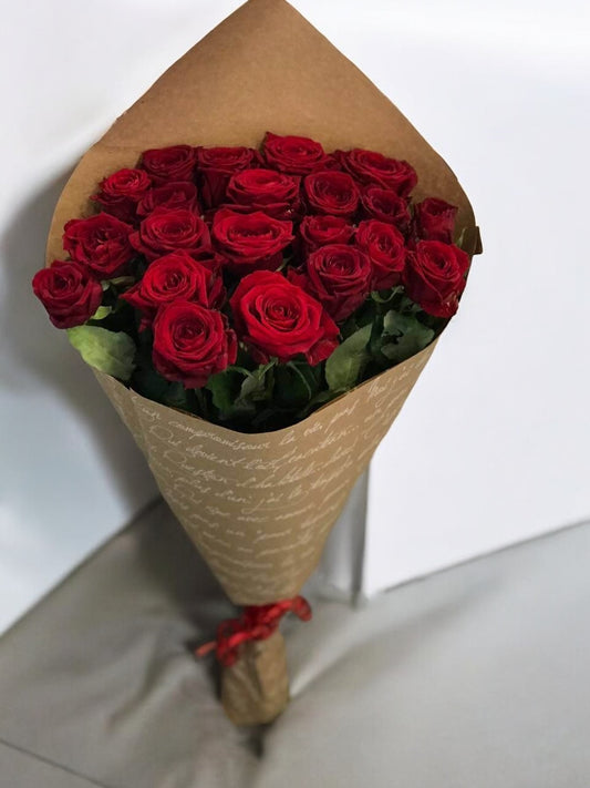 Bouquet of 21 red roses