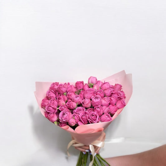 Peony spray roses bouquet with fresh flowers, same day flower delivery, local florist near me, affordable floral arrangement with free shipping.